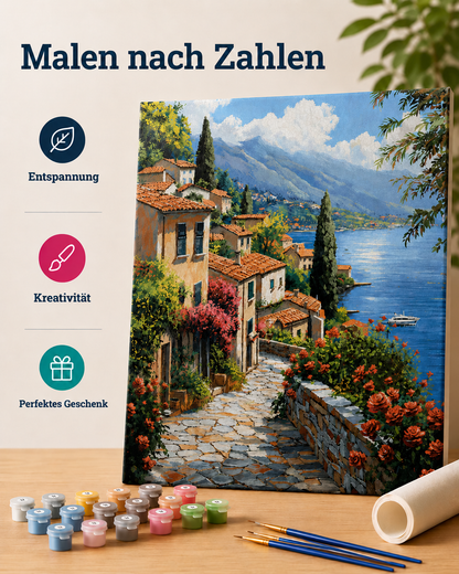 Malen nach Zahlen - Rosenweg