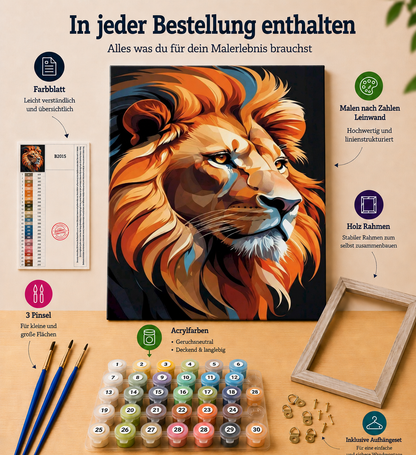 Malen nach Zahlen - König der Farben