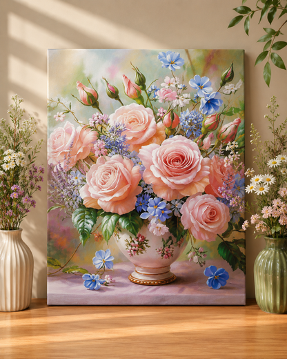 Malen nach Zahlen - Blumenliebe