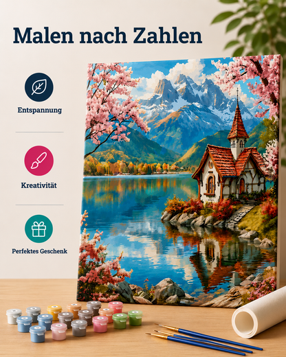 Malen nach Zahlen - See der Ruhe